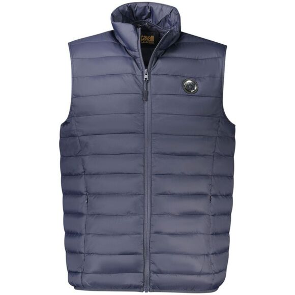 Cavalli Class Blu Polyester Men's Men's Jacket